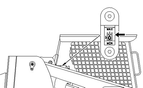 cat skid steer oil level